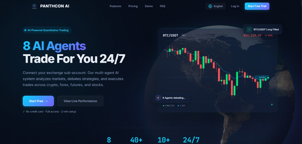 PanthconAI Platform Screenshot